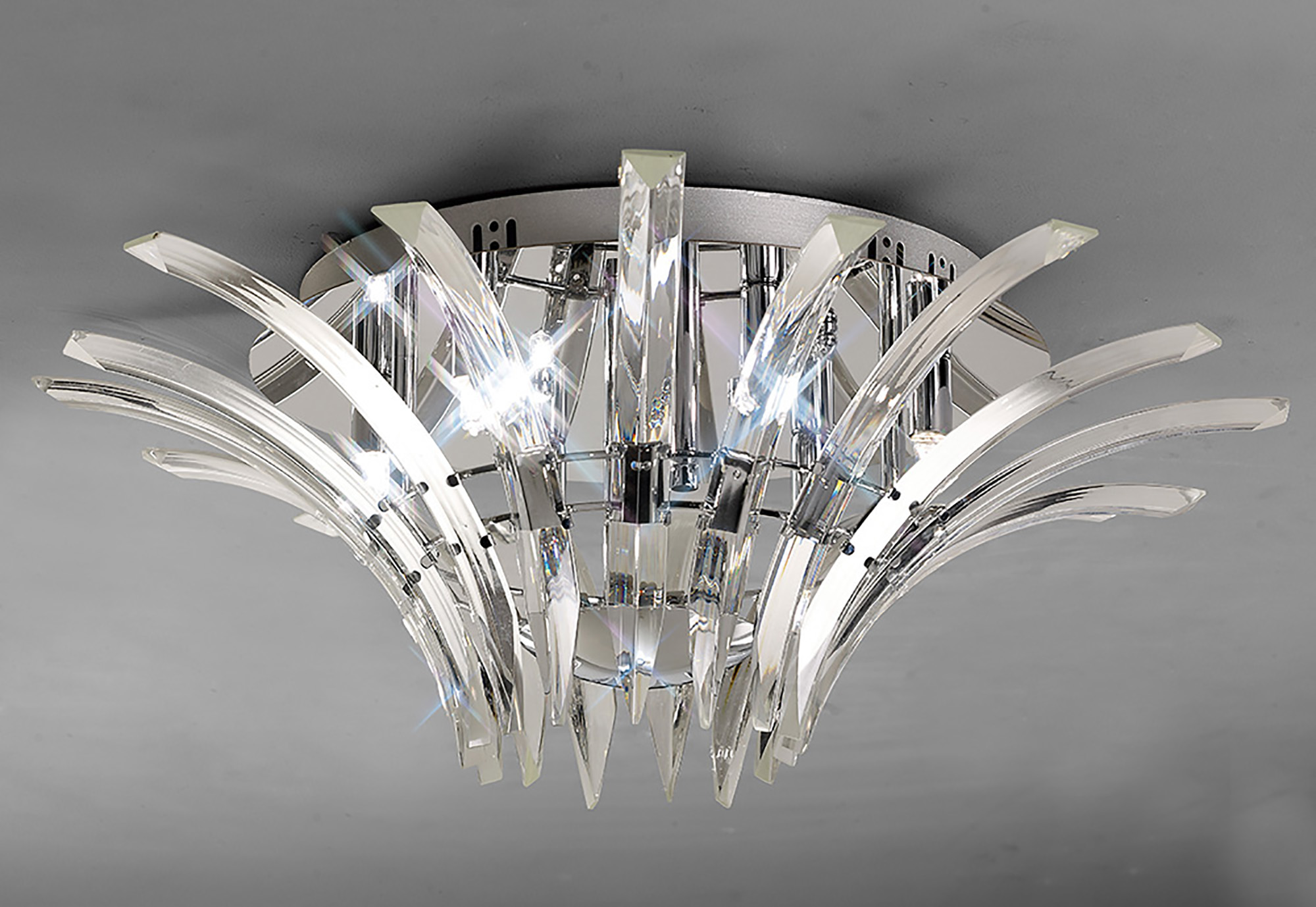 IL50442  Sinclair Semi  Flush Ceiling 6 Light